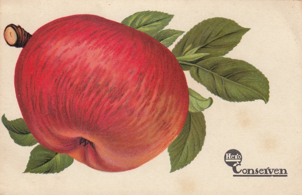 Reclamekaart Hero Conserven (I), Verzenden, 1920 tot 1940, Ongelopen, Overige thema's