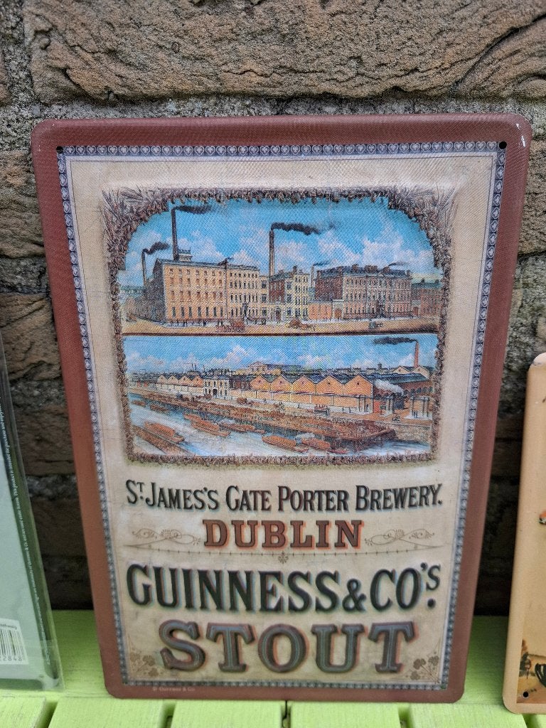 Reclamebord Guinness & Co's Stout, Ophalen of Verzenden, Nieuw, Reclamebord, Plaat of Schild, Overige merken