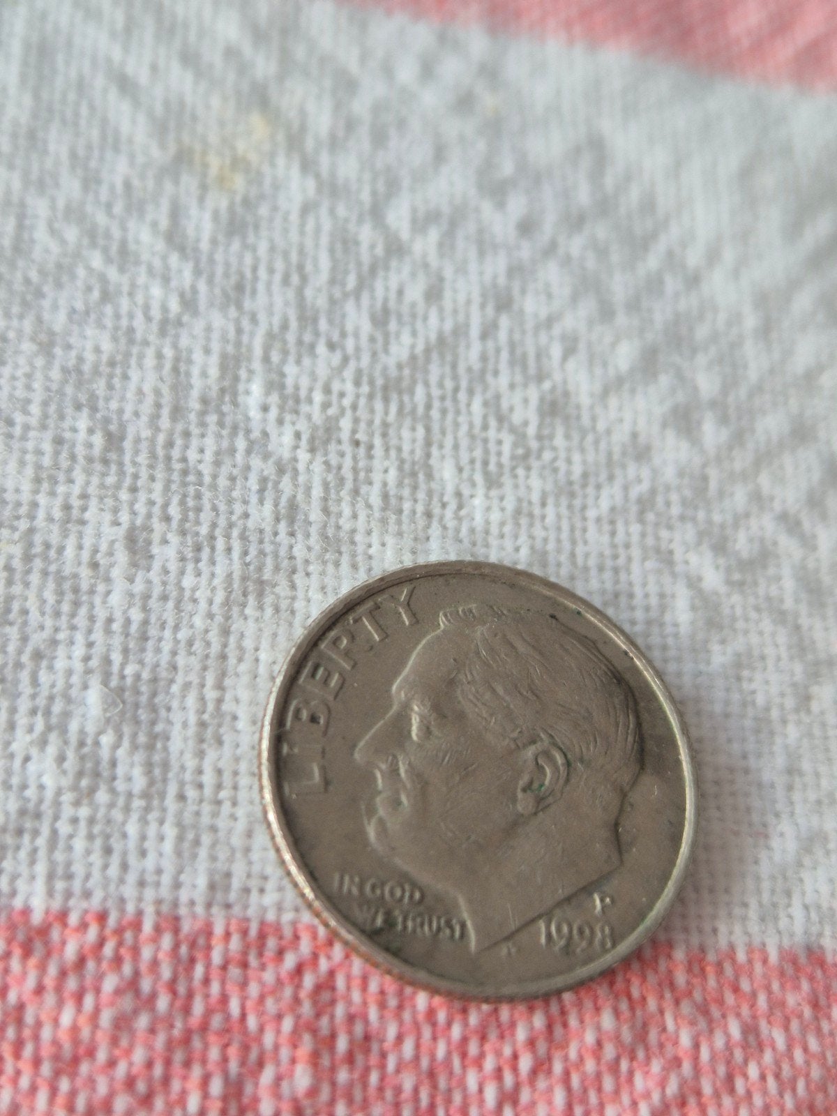 Amerikaanse Dime munt 1998, Postzegels en Munten, Ophalen of Verzenden, Losse munt