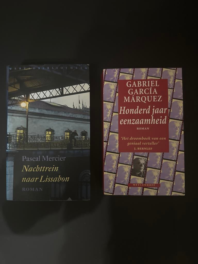 Boeken: Nachttrein naar Lissabon & Honderd jaar eenzaamheid, Ophalen of Verzenden, Gelezen, Europa overig