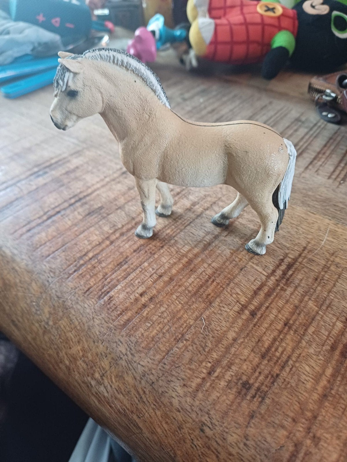 Schleich fjord hengst, Verzamelen, Dierenverzamelingen, Ophalen of Verzenden, Zo goed als nieuw, Paard, Beeldje of Figuurtje