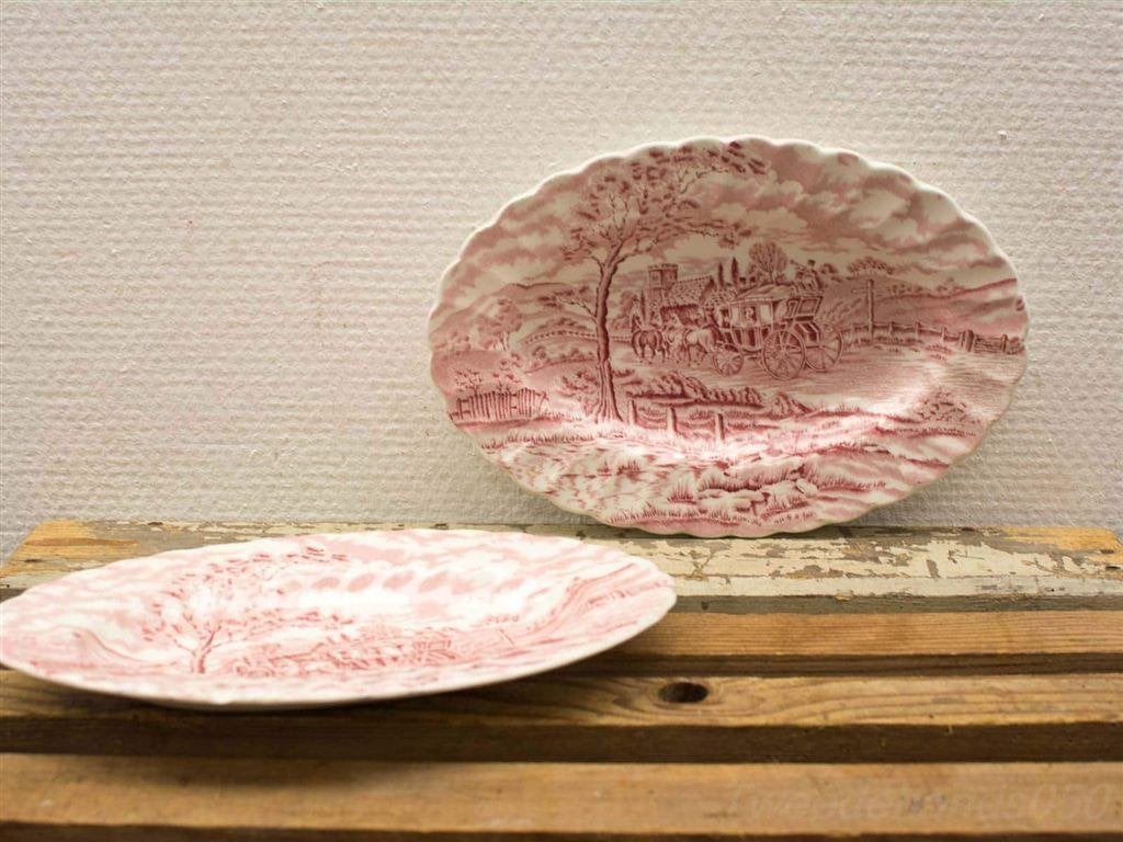 Staffordshire Royal Mail serveerborden 13469, Gebruikt, Ophalen of Verzenden, Bord(en), Overige stijlen