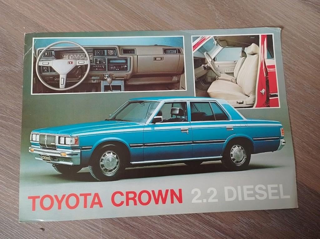 Toyota Crown 2,2 diesel autofolder ca 1978, Ophalen of Verzenden, Zo goed als nieuw, Toyota