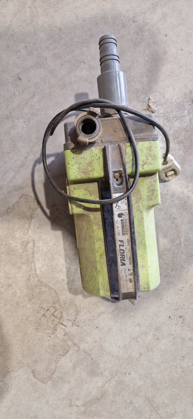 Guinard Floria JL.1.30 Grondwaterpomp 450W, Tuin en Terras, Waterpompen, Ophalen, Gebruikt, Elektrisch, Bronpomp