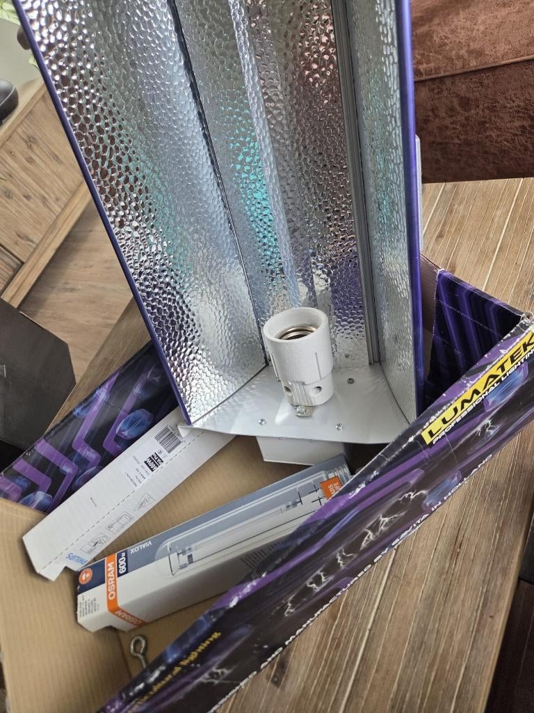 Lumatek Reflector Professional 600watt HPS, Ophalen of Verzenden, Zo goed als nieuw, Kweeklamp