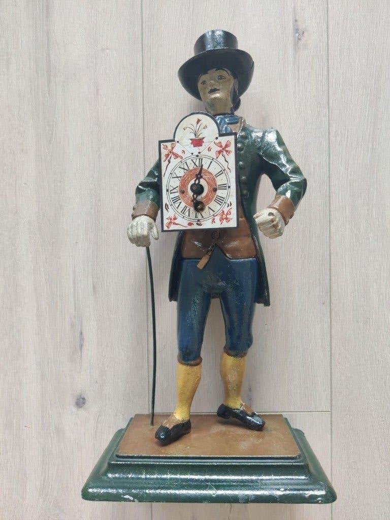 Schwarzwalder klok , klok mannetje, Antiek en Kunst, Ophalen of Verzenden