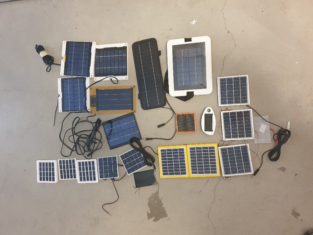 Partij Kleine Zonnepanelen / Solar Panels – Diverse types, Ophalen of Verzenden, Gebruikt, Overige typen
