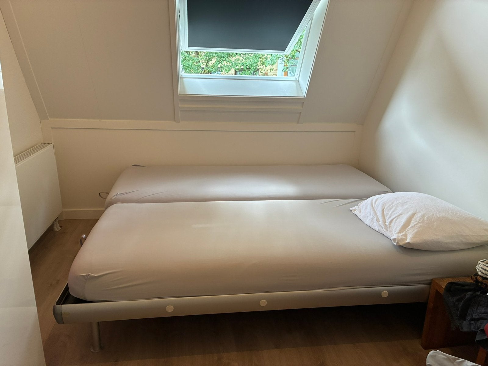 2 Auping 1pers bedframe en matras, Huis en Inrichting, Ophalen, Gebruikt, 90 cm, Eenpersoons