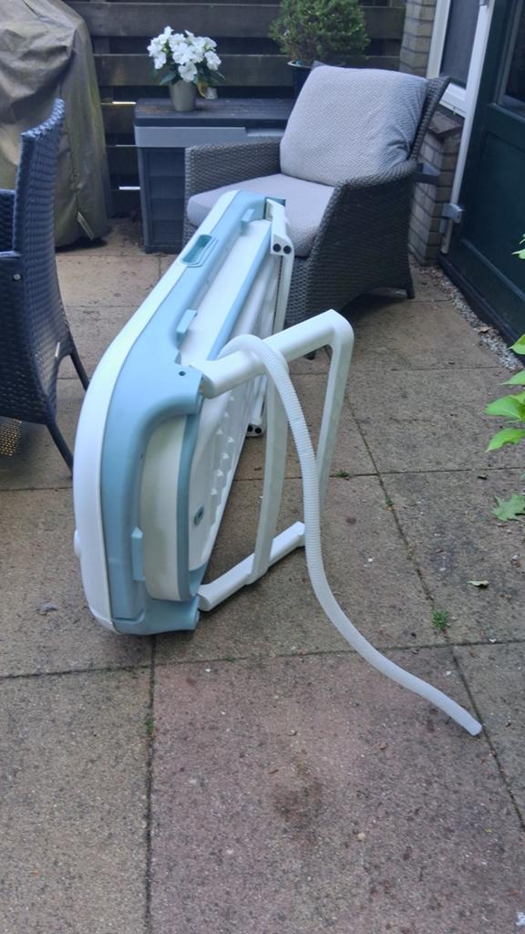 Opvouwbaar bad met poten, Huis en Inrichting, Badkamer | Badkamermeubels, Gebruikt, Minder dan 100 cm, 25 tot 50 cm, 50 tot 100 cm