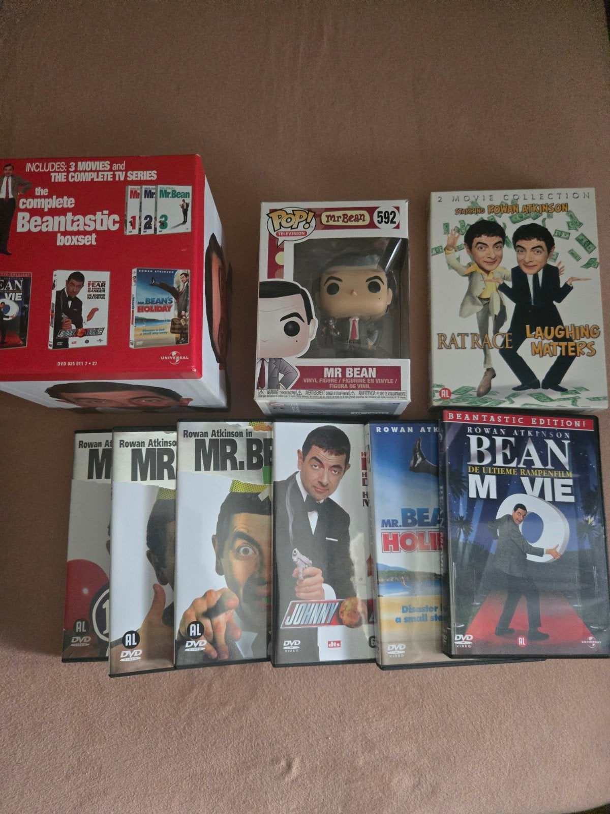 Mr. Bean Collectie: DVD Boxset, Films & Funko Pop, Alle leeftijden, Ophalen of Verzenden, Inclusief doosje, Gebruikt