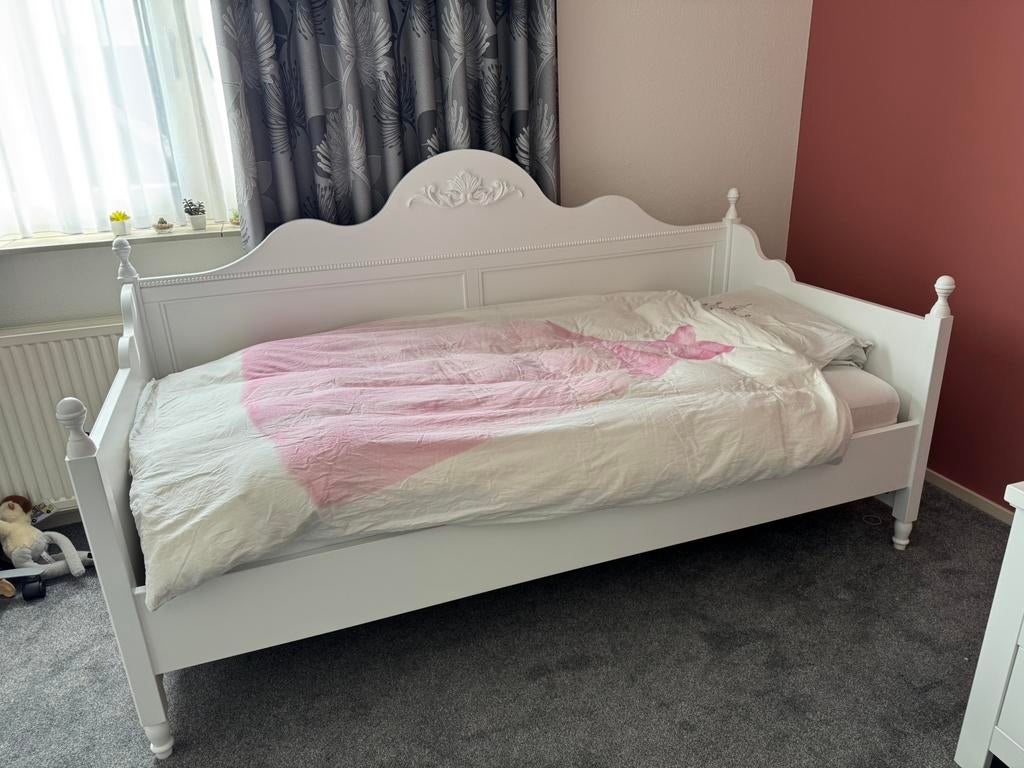 Bopita romatic bed / bedbank, 85 tot 100 cm, Ophalen of Verzenden, Zo goed als nieuw, Matras