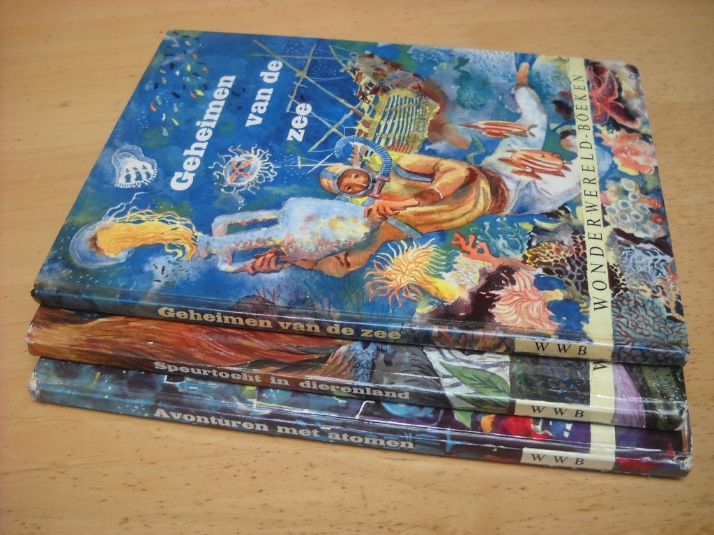 Wonderwereld-boeken 3 delen, Boeken, Gelezen, Non-fictie, Ophalen of Verzenden, Wiedhaup