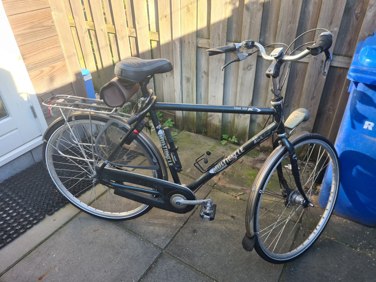Multicycle Tour 150 herenfiets - Gebruikt, Fietsen en Brommers, Gebruikt, Velgrem, Versnellingen, 53 tot 57 cm