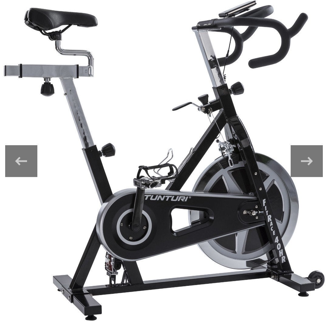 Tunturi spinning/hometrainer, Ophalen, Spinningfiets, Zo goed als nieuw, Metaal