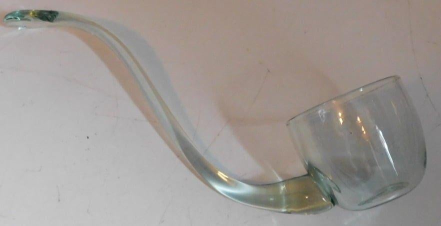 Blankglazen bowllepel / punchlepel L= 30 cm, Ophalen of Verzenden