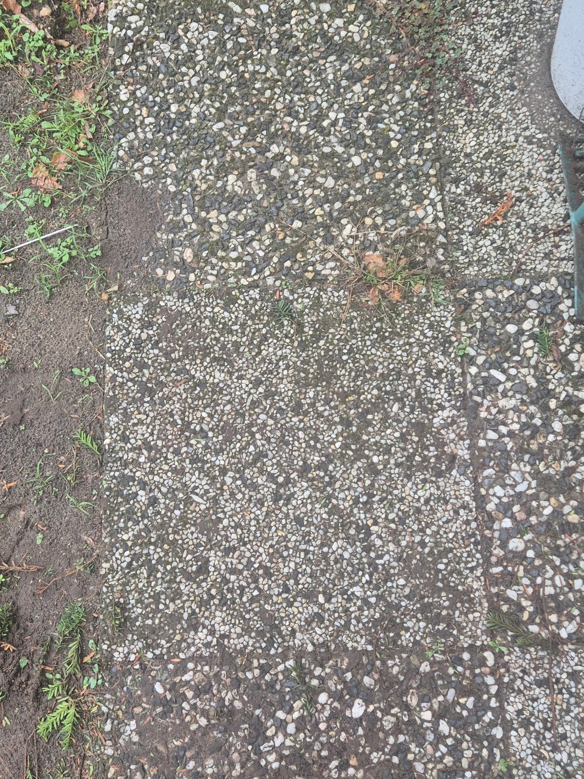 Gratis terrastegels van beton met grind, Ophalen, Gebruikt, 5 tot 10 m², Beton