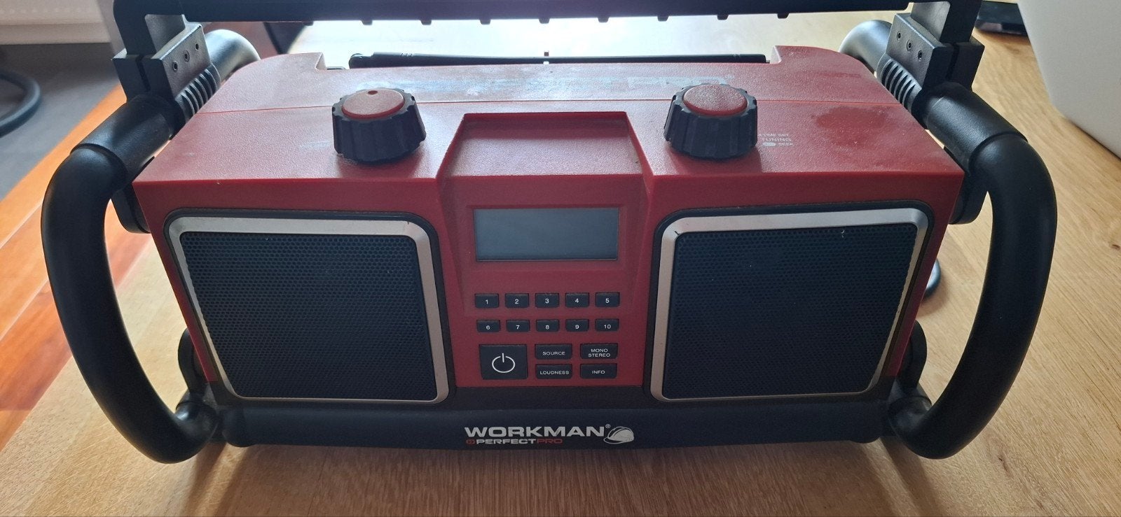 Workman Perfect-Pro Bouwradio - Robuust en Draagbaar, Ophalen of Verzenden, Gebruikt, Bouwradio