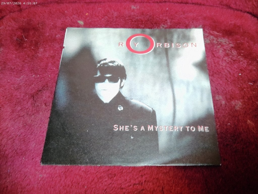 Single Roy Orbison - She's a mystery to me, Gebruikt, Fotohoes, 7 inch, Ophalen of Verzenden