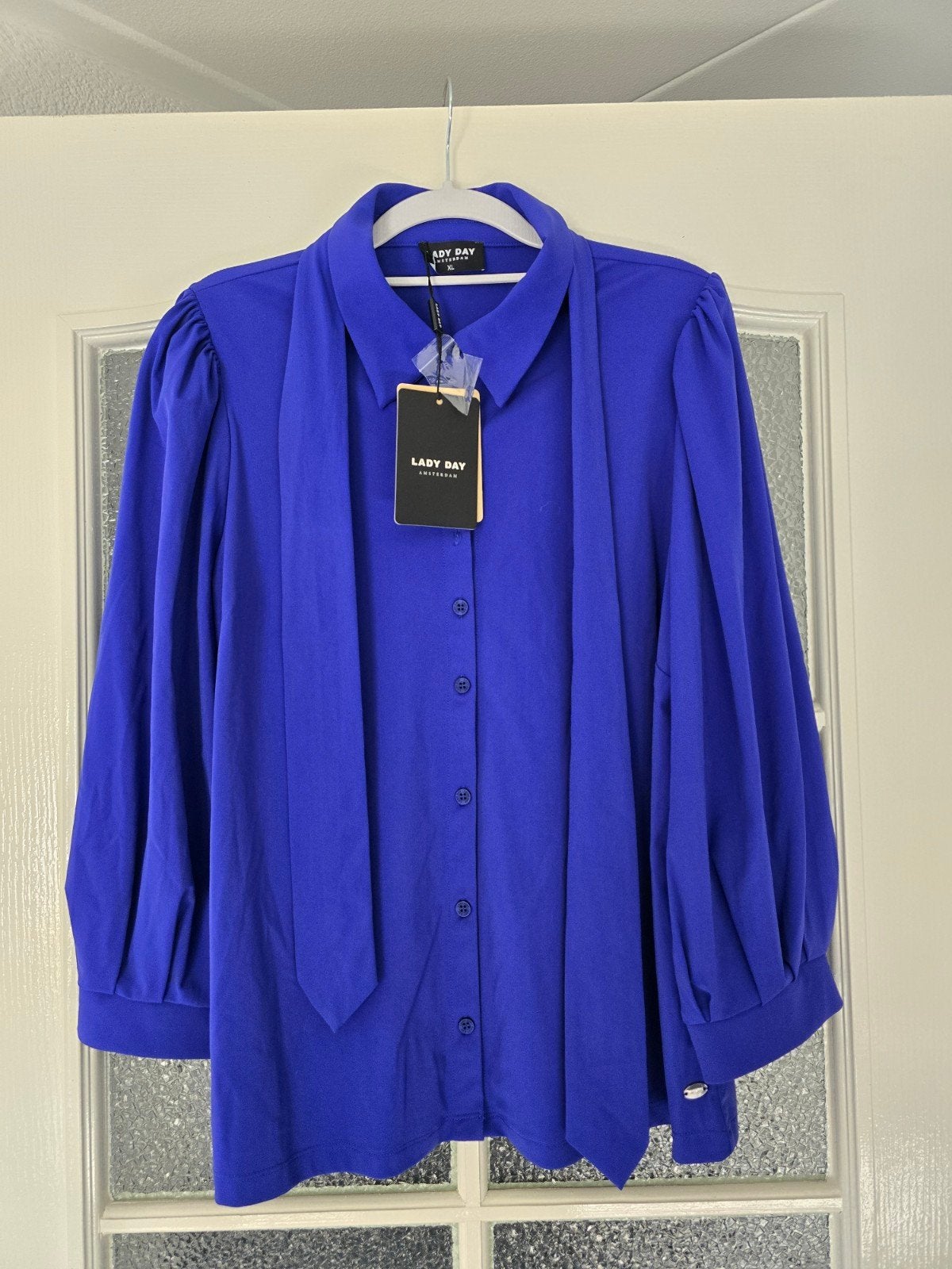 nieuwe blouse lady day kobalt xl, Ophalen of Verzenden, Nieuw, Maat 46/48 (XL) of groter, Blauw