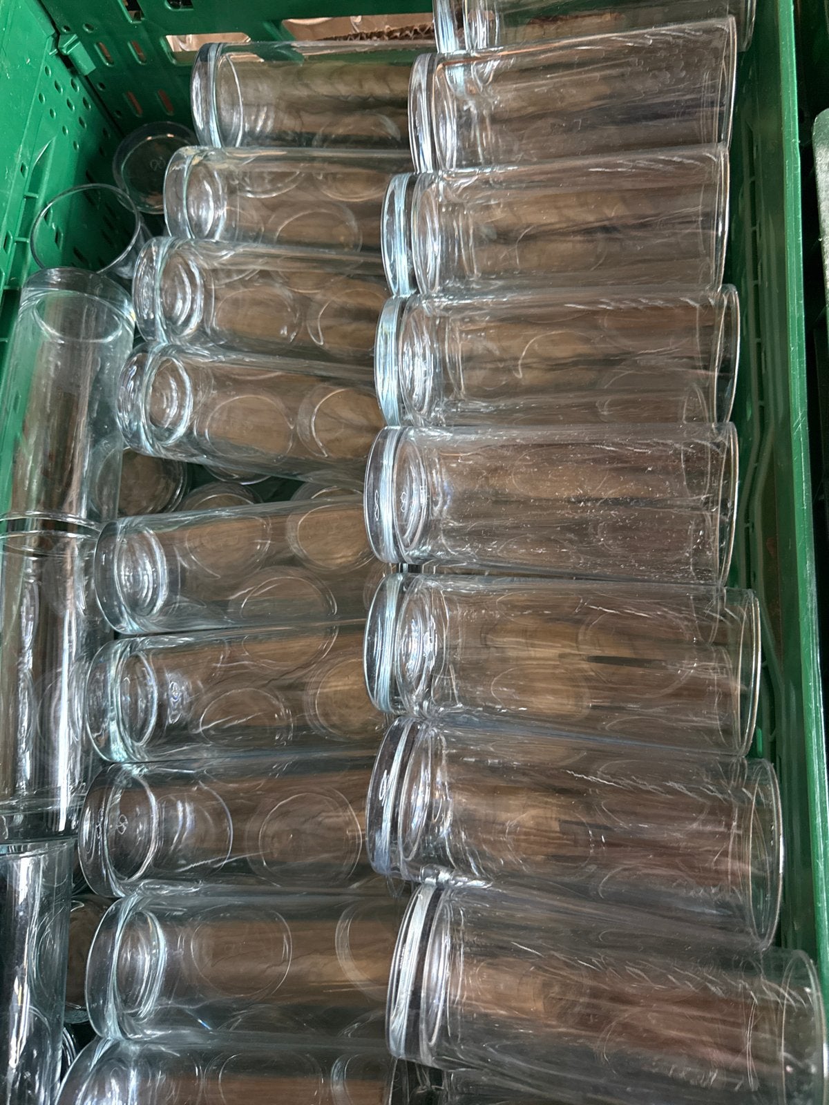 Longdrink glazen 100stuks, Ophalen, Gebruikt, Transparant, Glas
