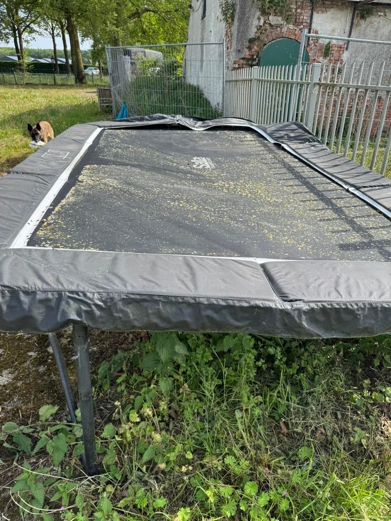 Trampoline 3x2 zgan, Ophalen, Zo goed als nieuw