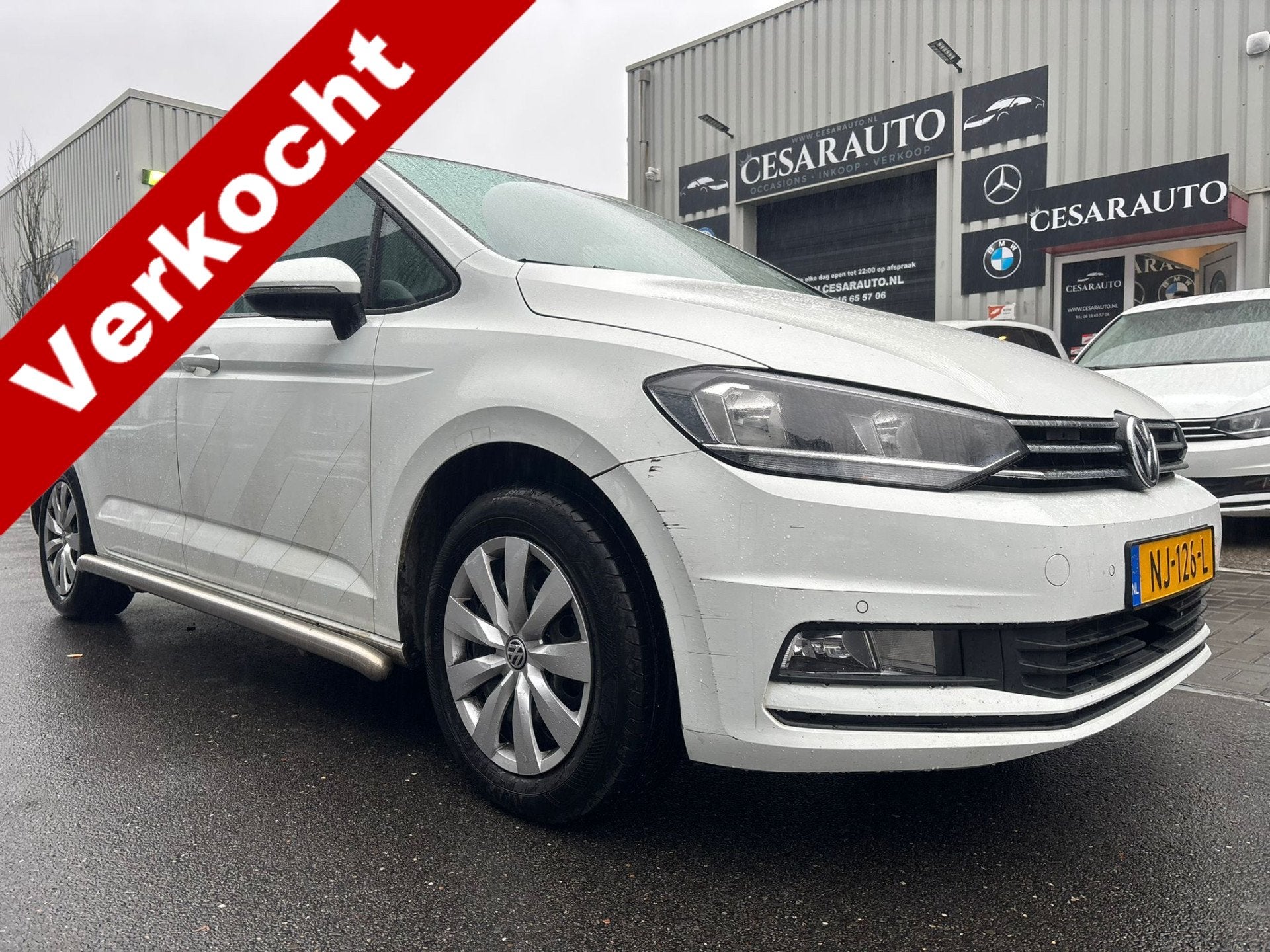 Volkswagen Touran 2.0 TDI SCR AUTOMAAT / DEALER ONDERHOUDEN, Auto's, Dealer onderhouden, Stof, 4 cilinders, Verwarmde buitenspiegels