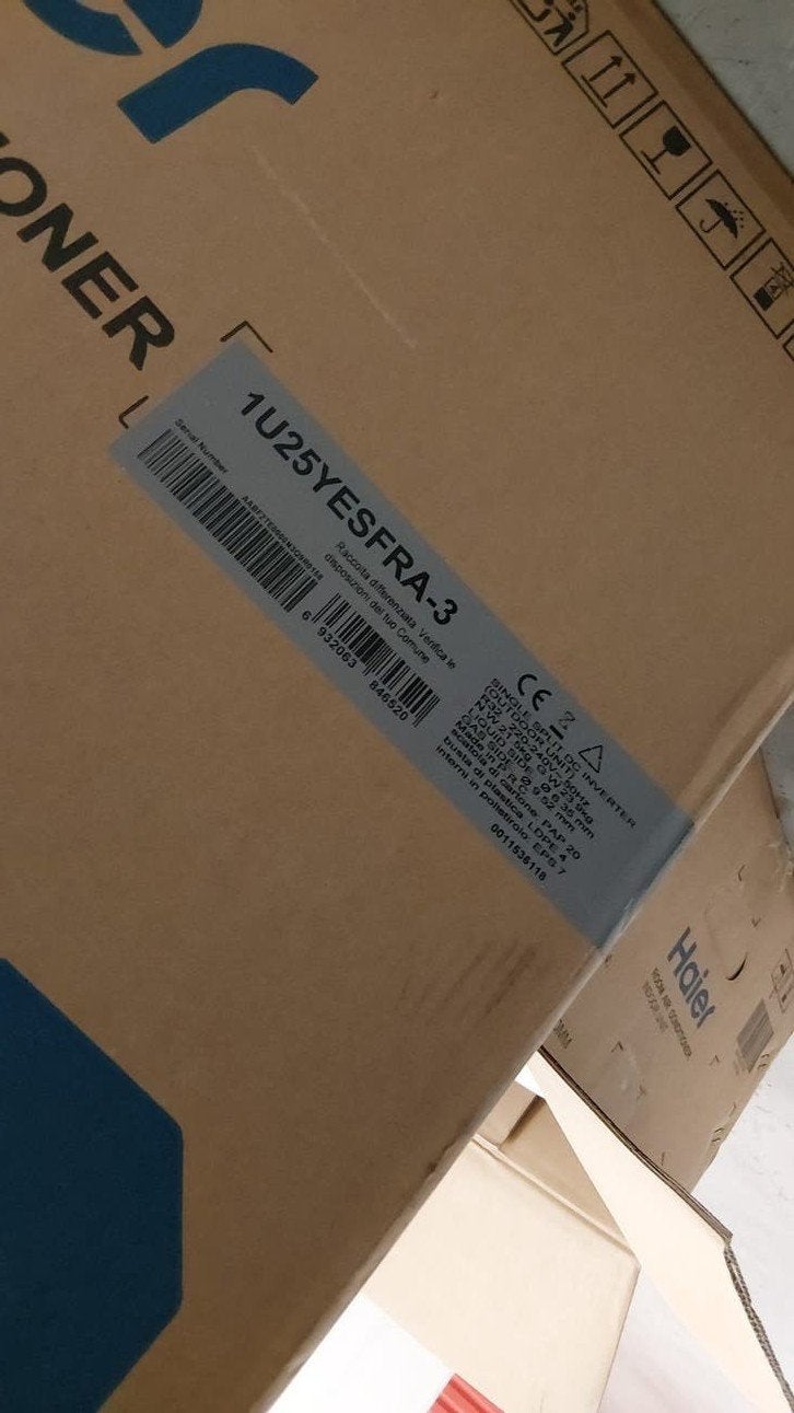 Haier Split Airconditioning - Nieuw in doos, Ophalen, Haier Europe Trading S.r.l., Via De Cristoforis 12, 20124 Milaan, Italië