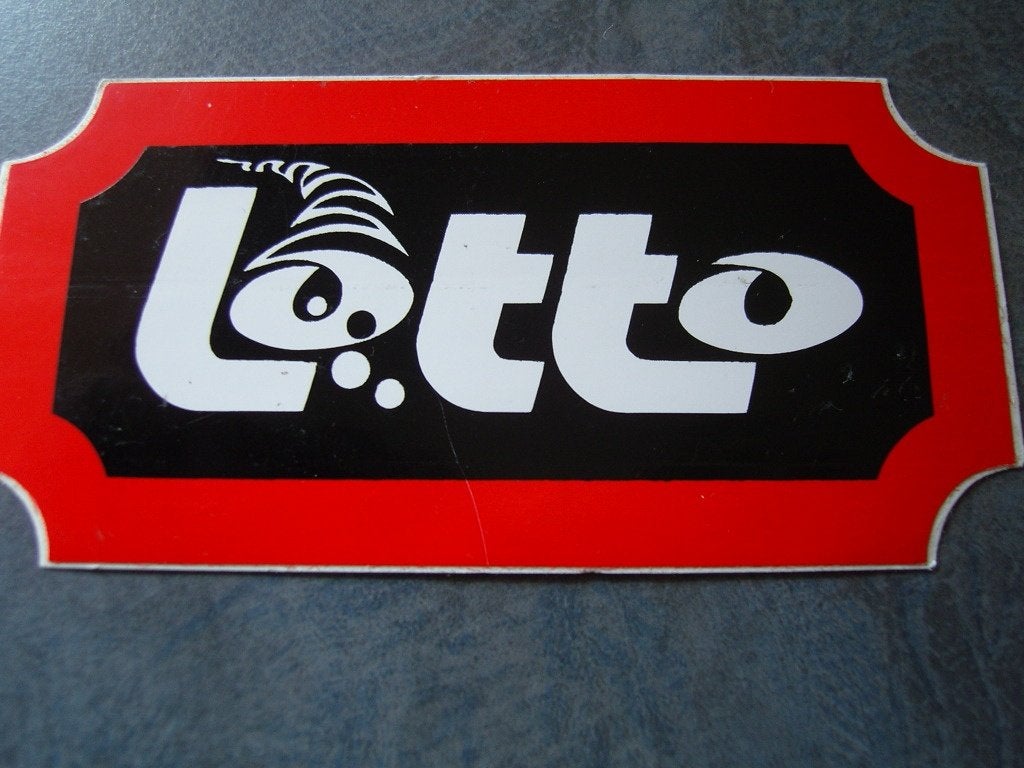 sticker belgië logo LOTTO, Ophalen, Zo goed als nieuw
