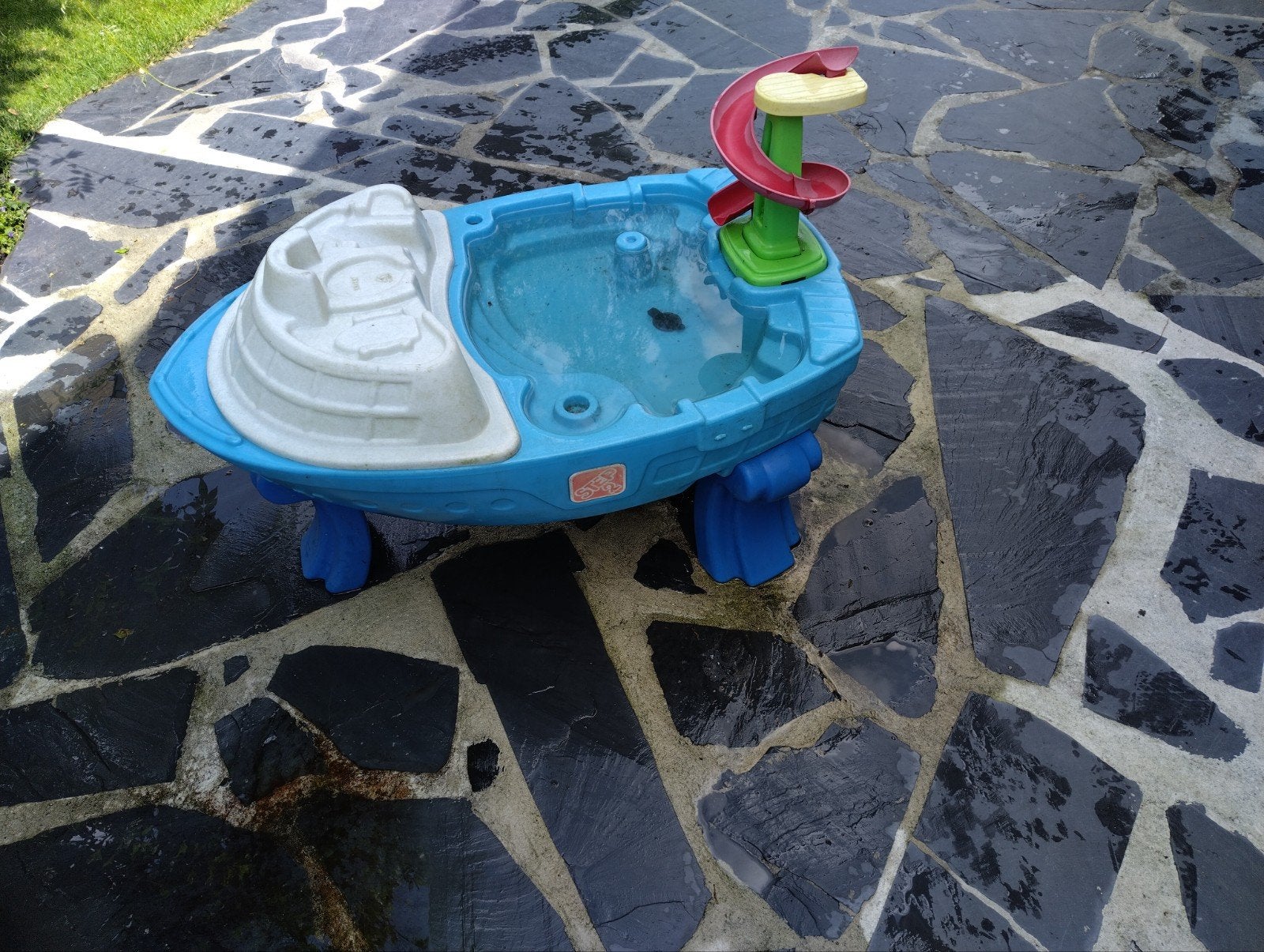 Step2 Water- en Zandtafel in bootvorm met glijbaan, Ophalen, Gebruikt