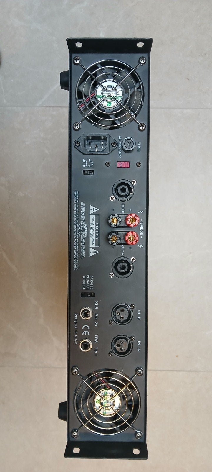 DAB Audio Palladium 500 Vintage Eindversterker, Gebruikt, 120 watt of meer, Stereo, Ophalen