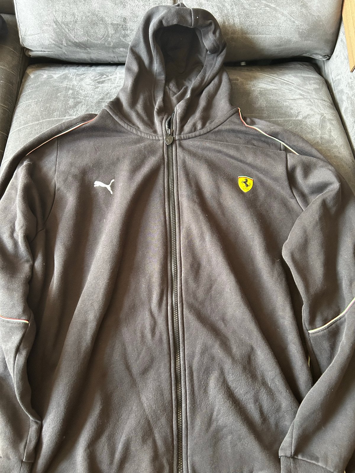 Puma Ferrari Vest - Zwart - Maat XXL - Zeer goede staat, Ophalen of Verzenden, Zo goed als nieuw, Overige maten, Zwart