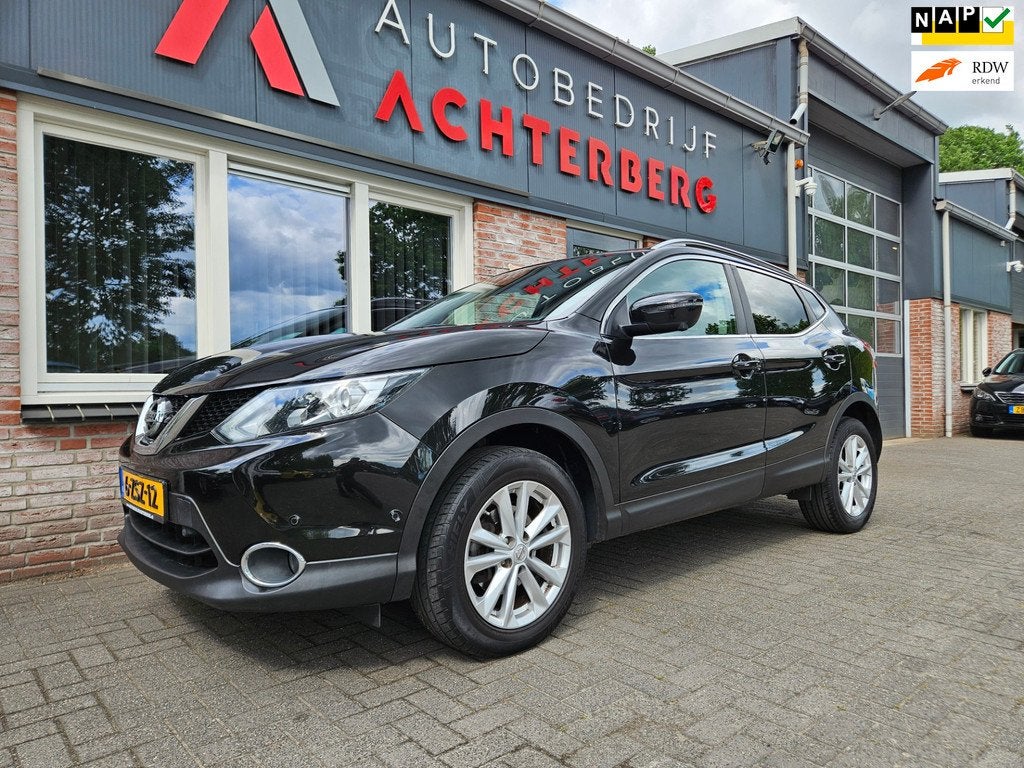 Nissan Qashqai 1.6 Tekna Trekhaak! 163PK! Leer! Camera! PDC!, Auto's, Nissan, Voorwielaandrijving, 1618 cc, Gebruikt, Euro 6