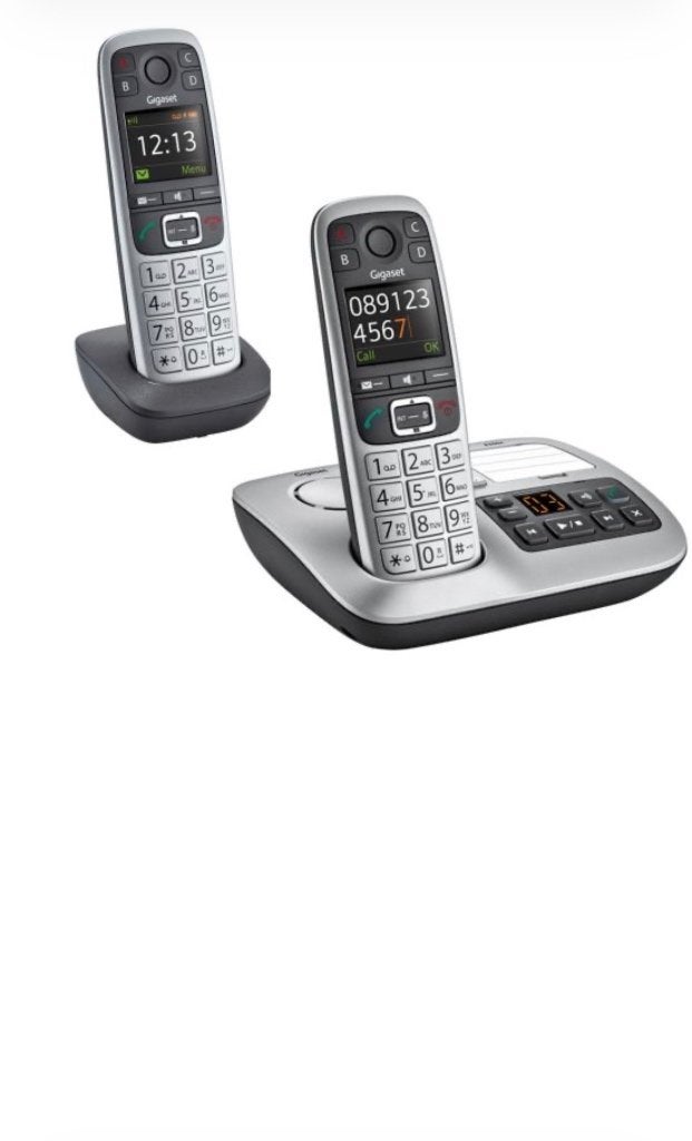 Gigaset E550E DUO voor ouderen, Ophalen of Verzenden, Gebruikt, 2 handsets