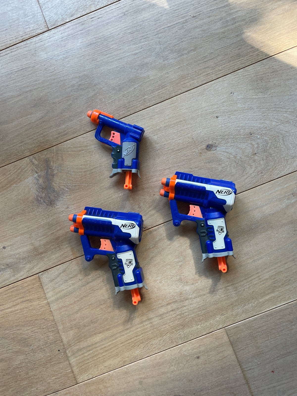 3 Nerf Triad EX-3 Blasters met pijltjes, Ophalen of Verzenden, Gebruikt, Jongen of Meisje