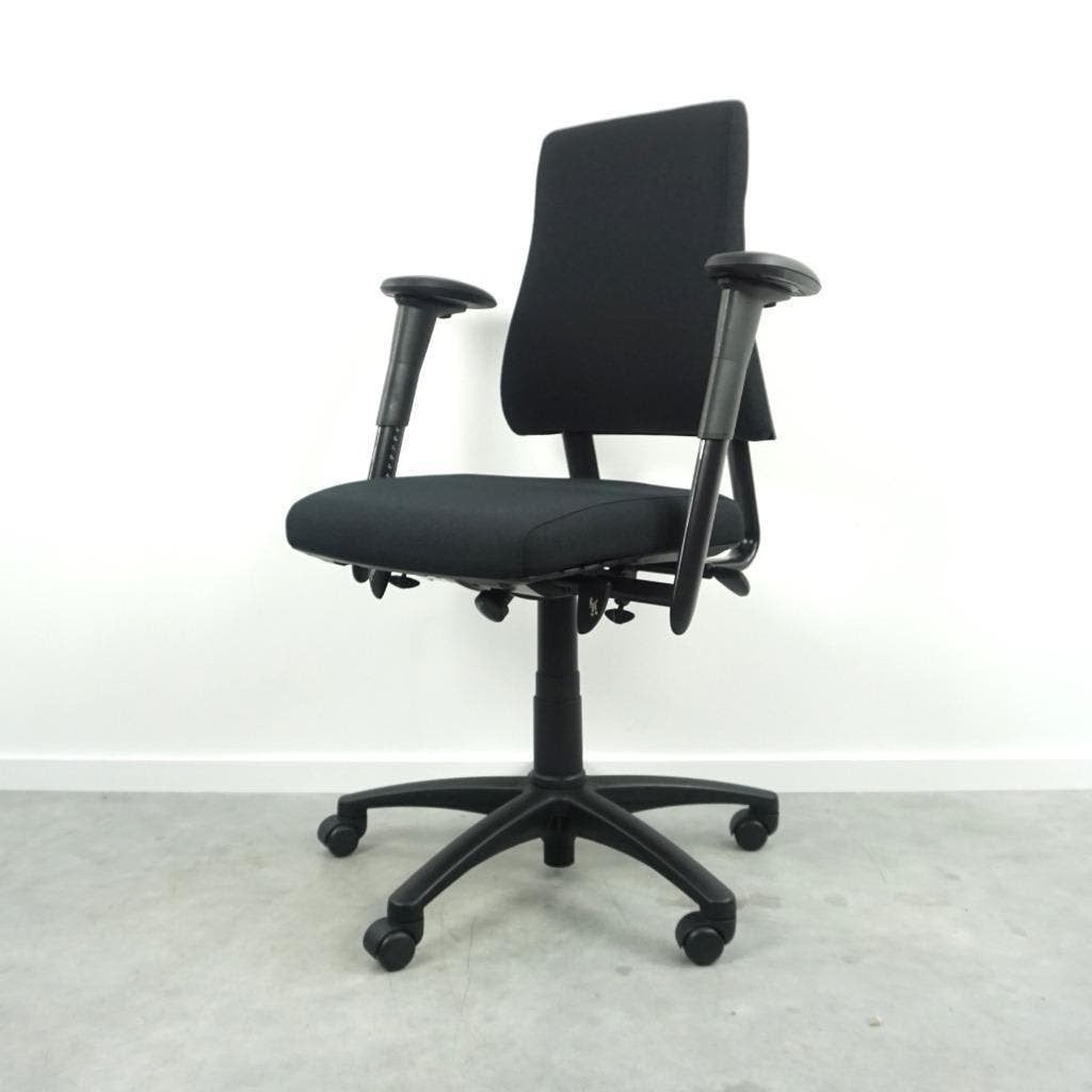 BMA Axia Bureaustoel | Refurbished | Nieuw Gestoffeerd 4D, Huis en Inrichting, Gebruikt, -, Zwart, -