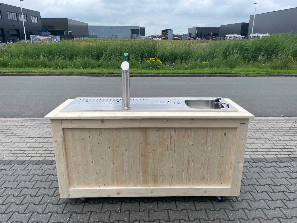 Te Huur | Biertap 2m | Watergekoeld | Spoelbak, Verzenden, Nieuw, Overige