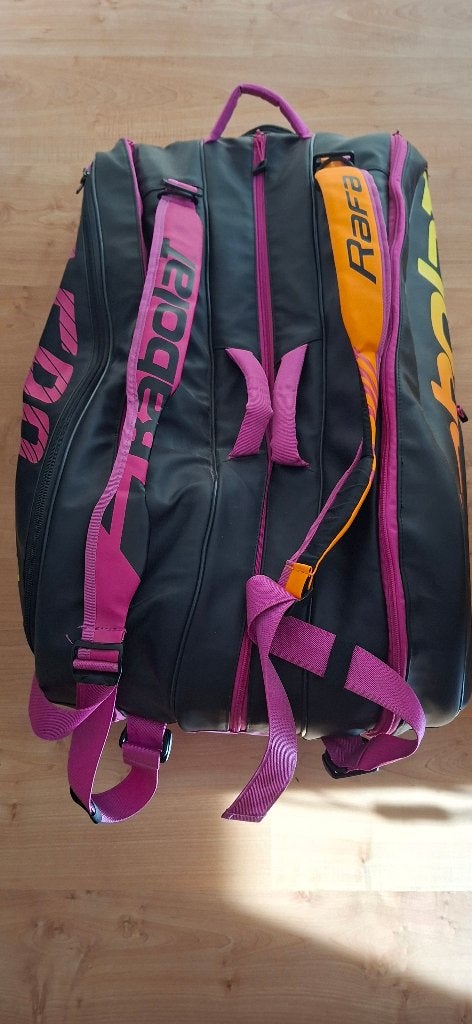 Babolat Tas Pure Aero Rafa RH12 Zwart One, L2, Ophalen of Verzenden, Zo goed als nieuw, Tas