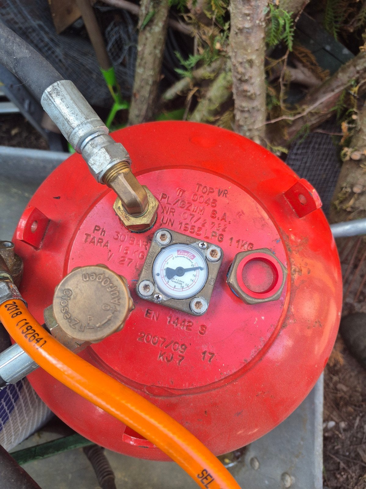 gasflessen LPG, Ophalen, Gebruikt