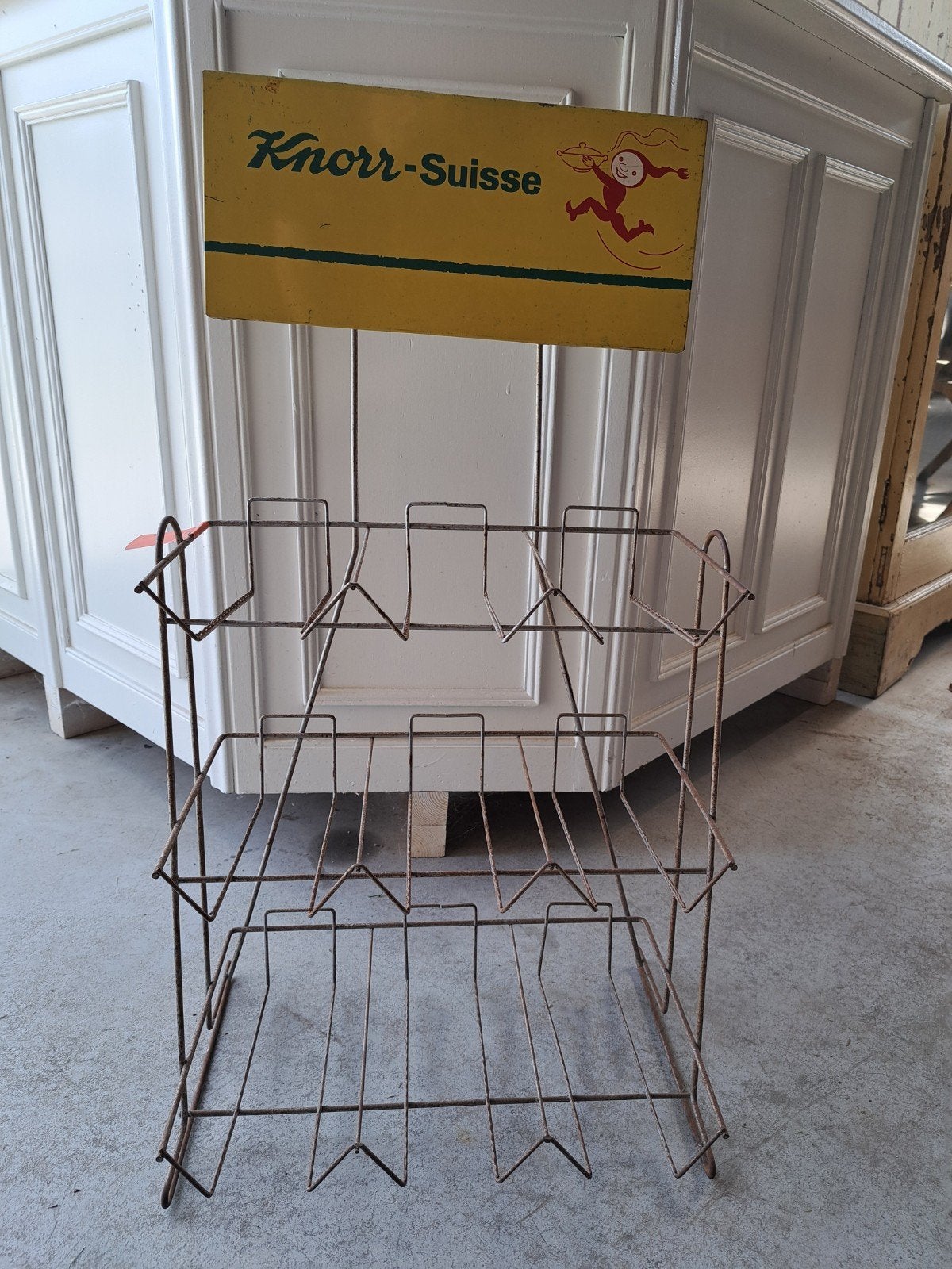 Vintage Knorr-Suisse display etalage rek - 82x44x30 cm, Ophalen, Gebruikt, Gebruiksvoorwerp