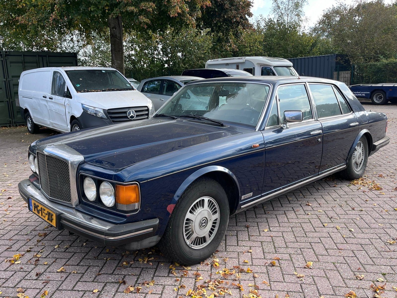 Bentley Eight 6.8 AUT 1986 Blauw links, Auto's, Automaat, 201 pk, Blauw, Origineel Nederlands