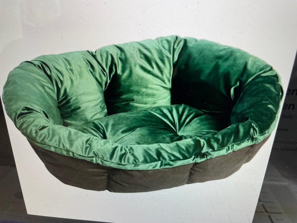 Ferplast hondenmand kussen groen fluweel NIEUW, Ophalen of Verzenden, Nieuw, Overige
