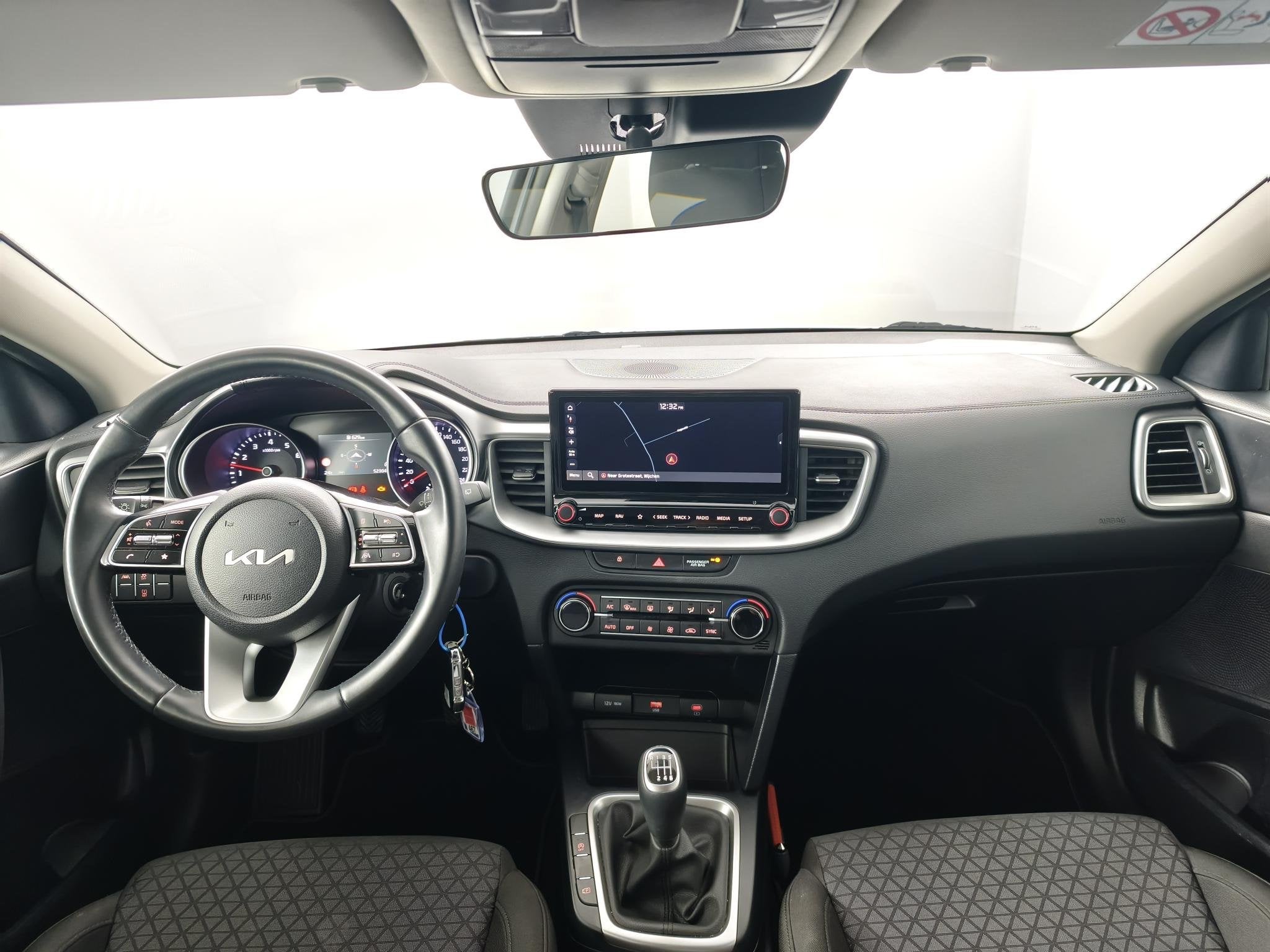 Kia Ceed Sportswagon 1.0 T-GDi ComfortLine | Navigatie | Ach, Auto's, Voorwielaandrijving, Gebruikt, Met garantie (alle), Wit