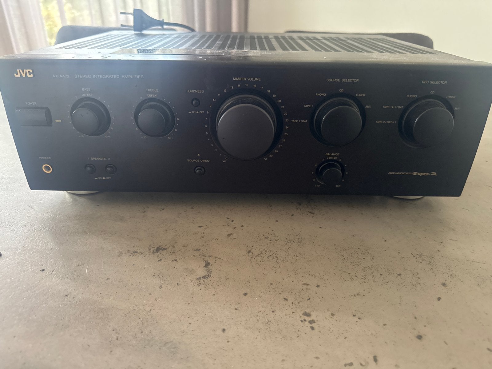 JVC Stereo Geïntegreerde Versterker - Perfect Geluid, Gebruikt, JVC, Ophalen of Verzenden, 120 watt of meer