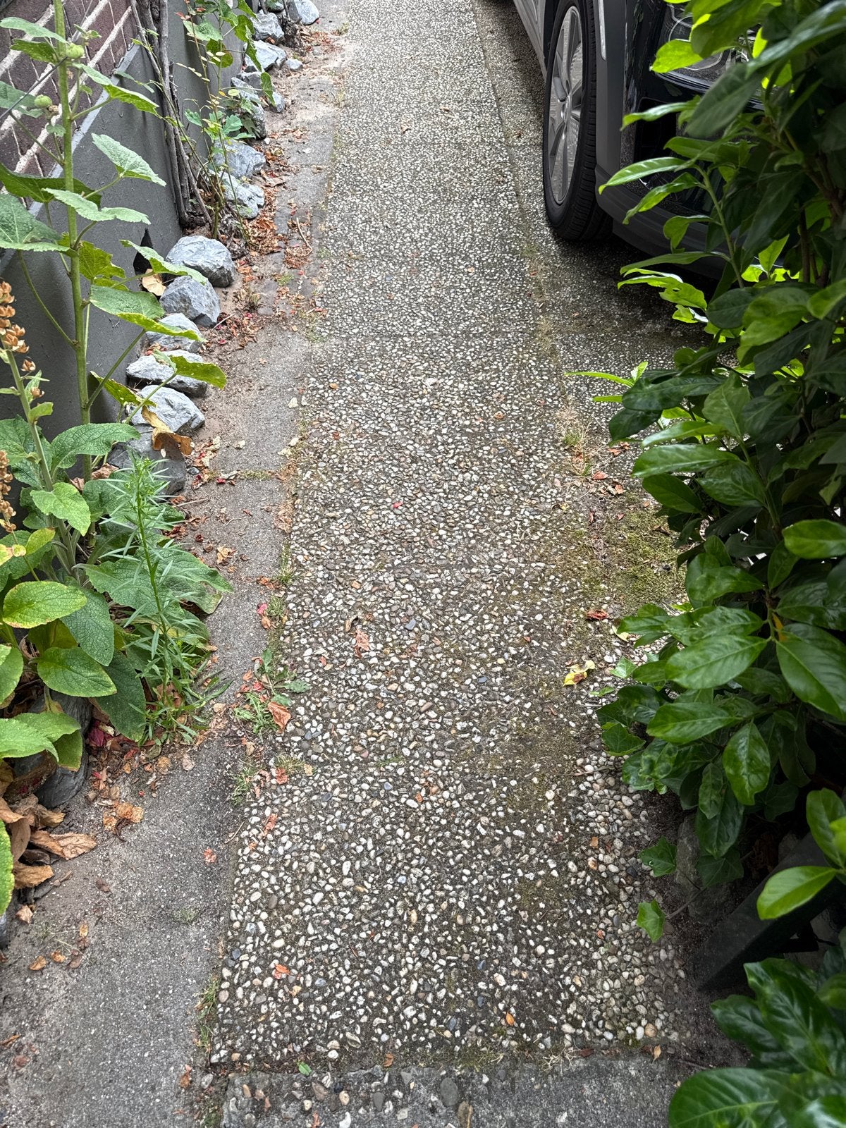 Gebruikte grindtegels voor tuin of pad Gratis!!!, Ophalen, Gebruikt
