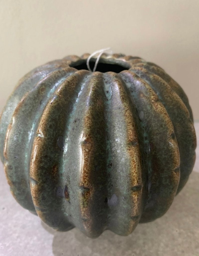 H. Skjalm P vase kansas green nieuw twv € 26,50, Overige kleuren, H. Skjalm, Nieuw, Ophalen of Verzenden