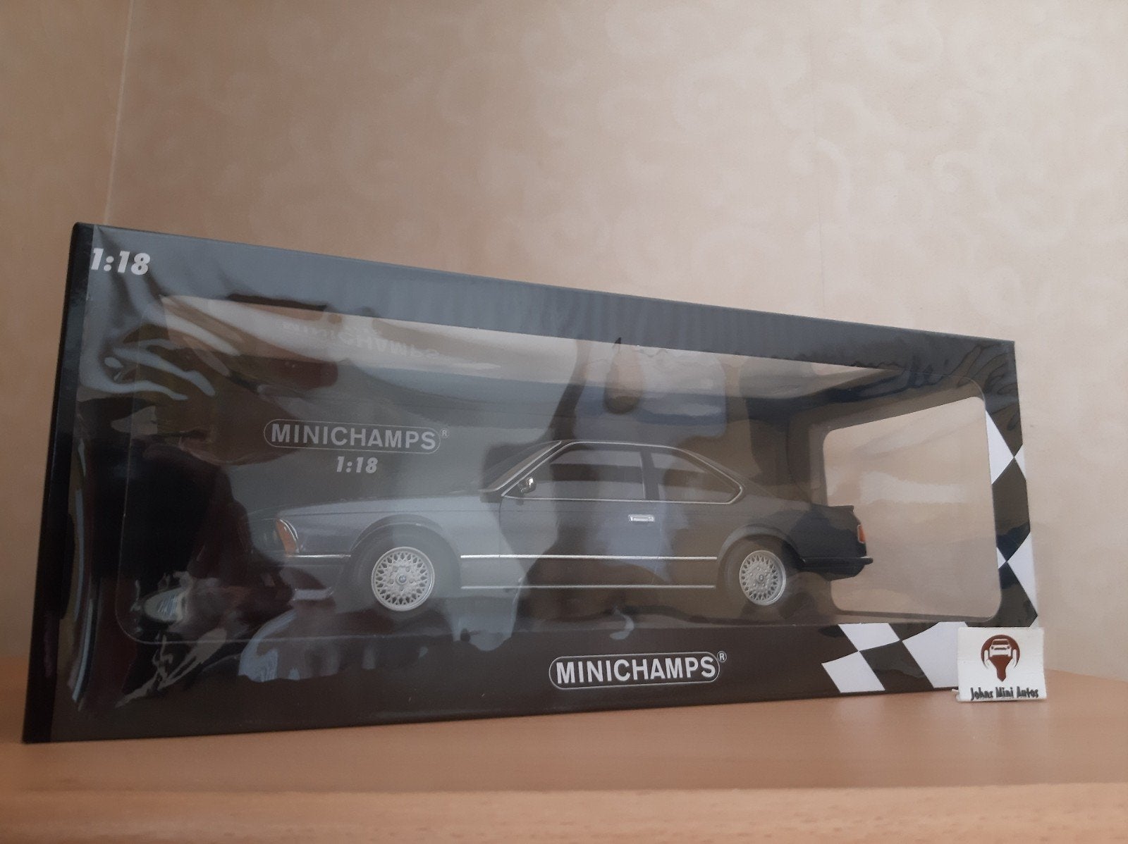 BMW 635 CSi 1982 Grijs Metallic van Minichamps 1:18, Hobby en Vrije tijd, Modelauto's | 1:18, Minichamps, Auto, Nieuw, Ophalen of Verzenden