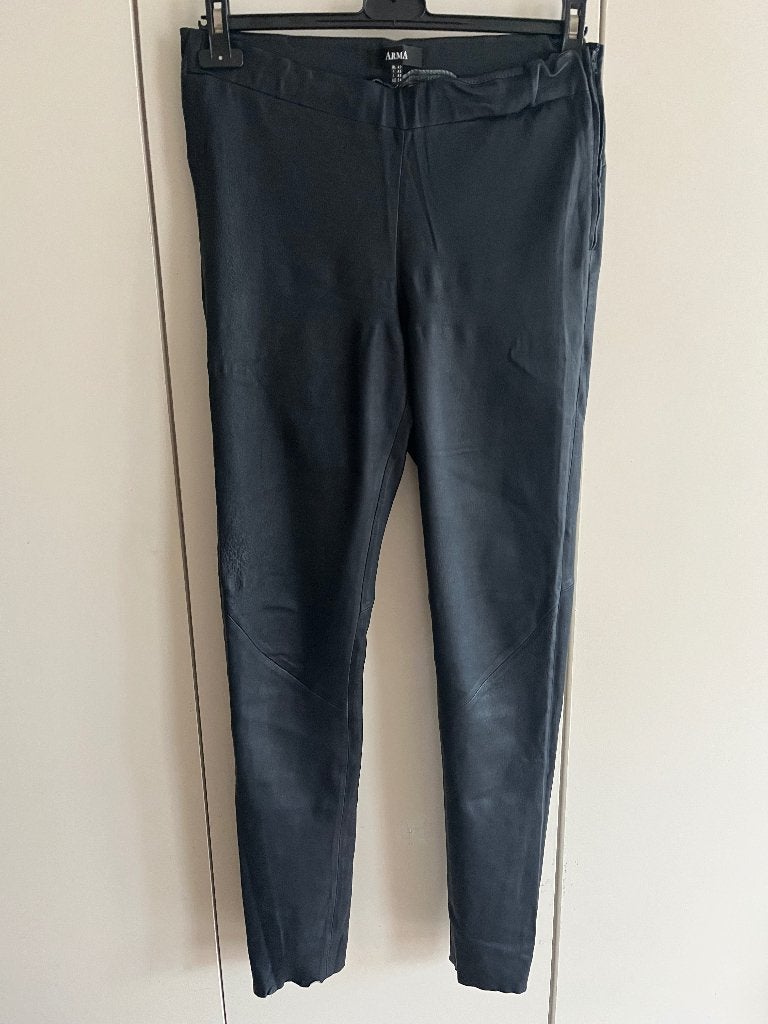 leren legging Arma, Maat 38/40 (M), Blauw, Ophalen of Verzenden, Zo goed als nieuw