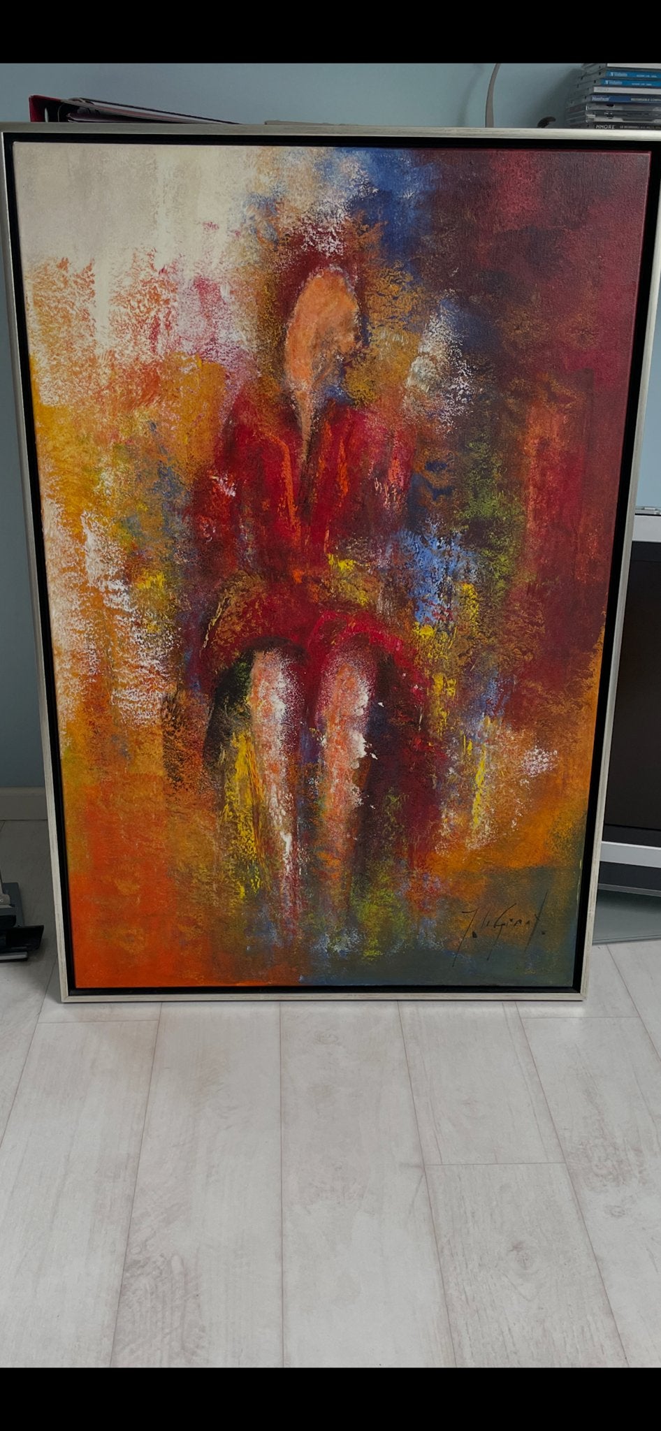 Jochem de Graaf - Abstract Figuratief Schilderij, Antiek en Kunst, Kunst | Schilderijen | Modern, Ophalen
