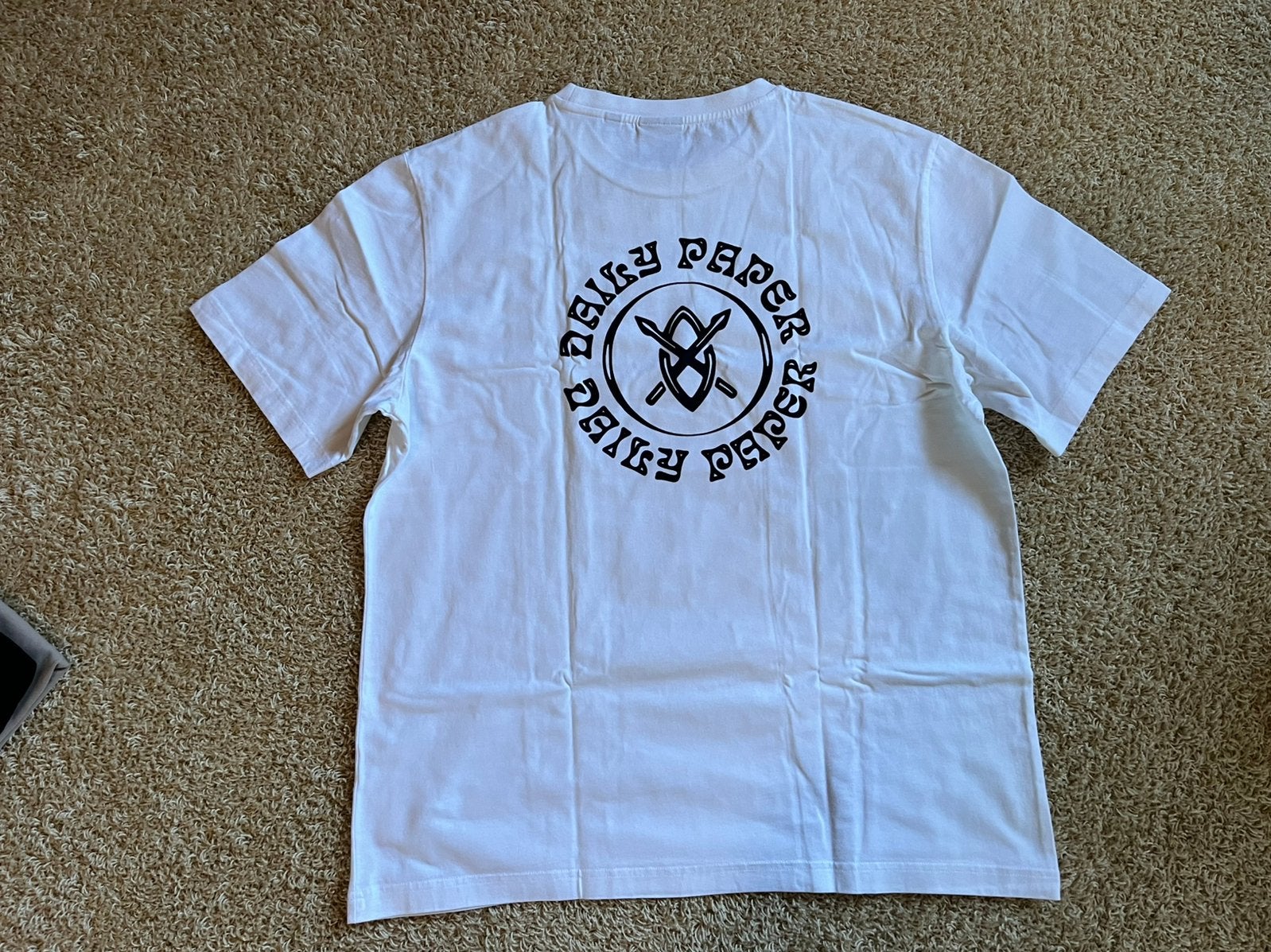 Daily paper shirt wit mt. XL, Kleding | Heren, Ophalen of Verzenden, Zo goed als nieuw, Maat 56/58 (XL), Wit