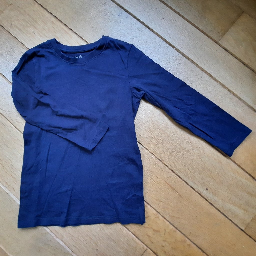 Kiki & Koko t- shirt lange mouw blauw maat 116 - nieuw -, Nieuw, Ophalen of Verzenden, Kiki&Koko, Shirt of Longsleeve